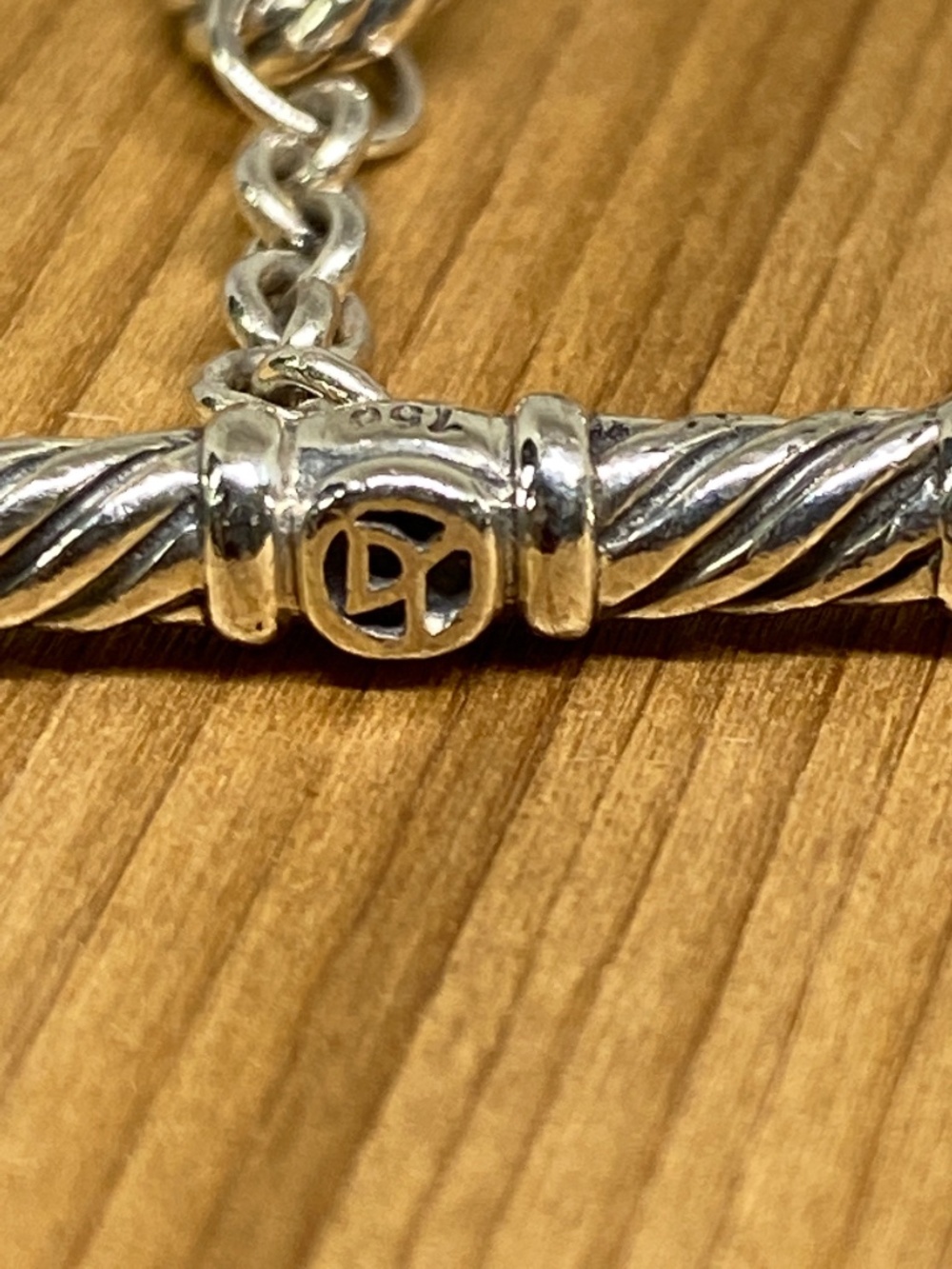 David Yurman Turquoise Station Bracelet Sterling Silver 18K Gold Toggle - Picture 8 of 8